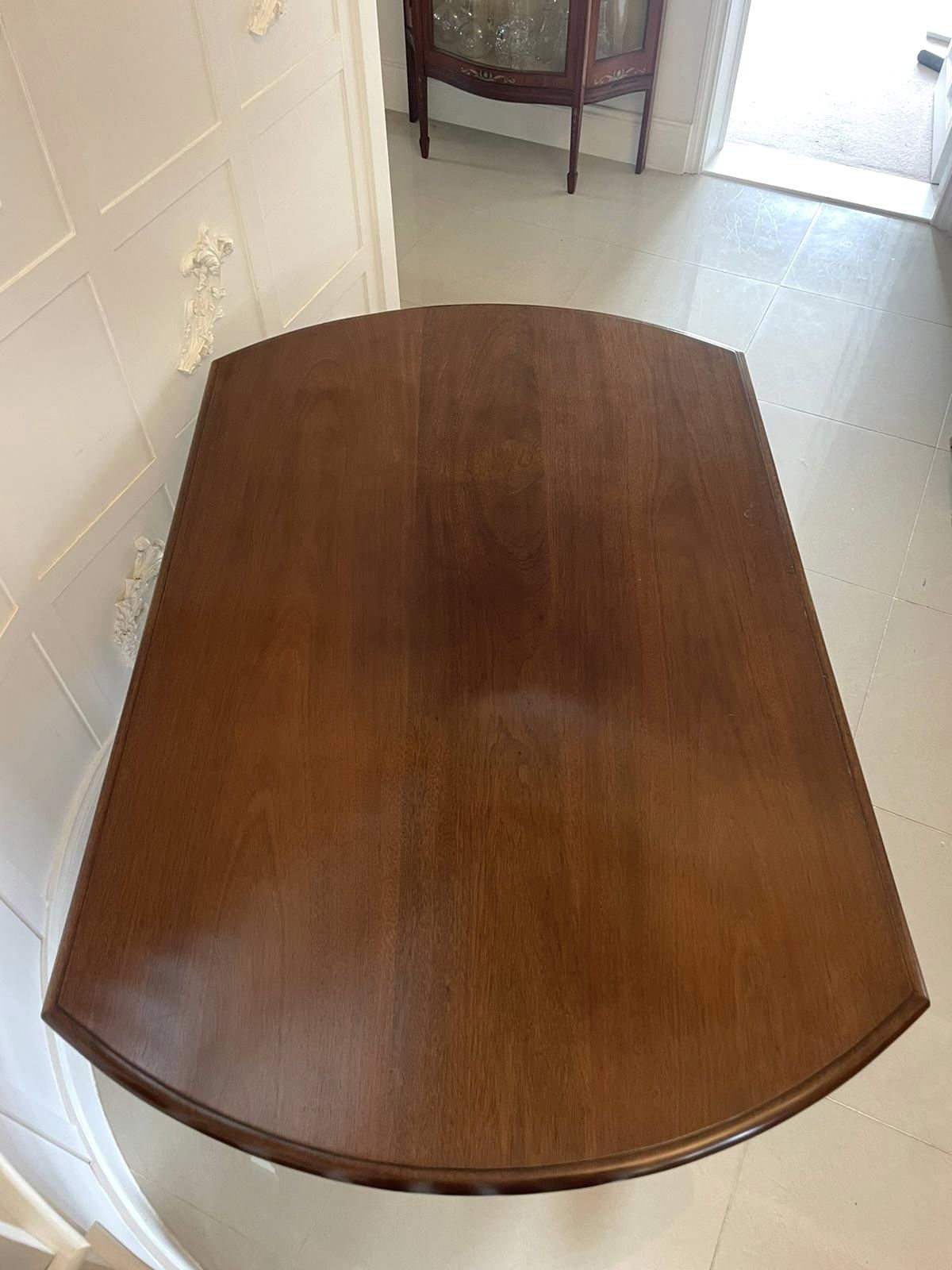 Antique 19th Century Quality Mahogany Dining Table photo vintage