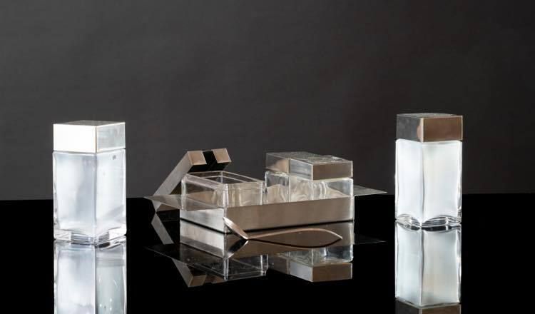 Hollywood Regency Cruet Set, Manifattura Zani Italy, 1970s. photo for sale