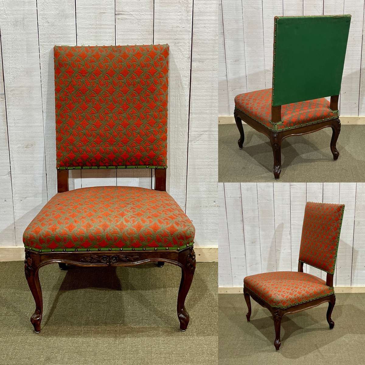 Walnut Nurse's Chair, Early 20th Century