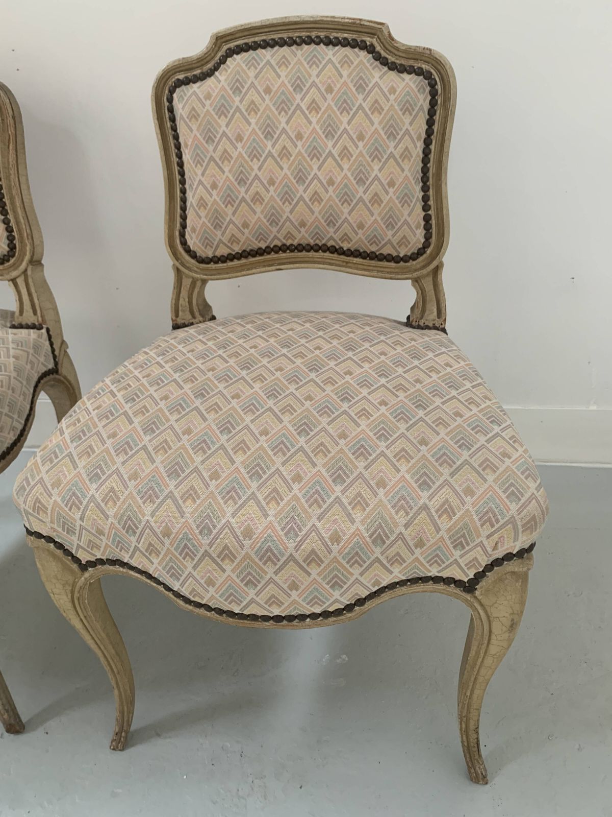 Pair Of Louis XV Style Lounge Chairs / 20th Century photo buy
