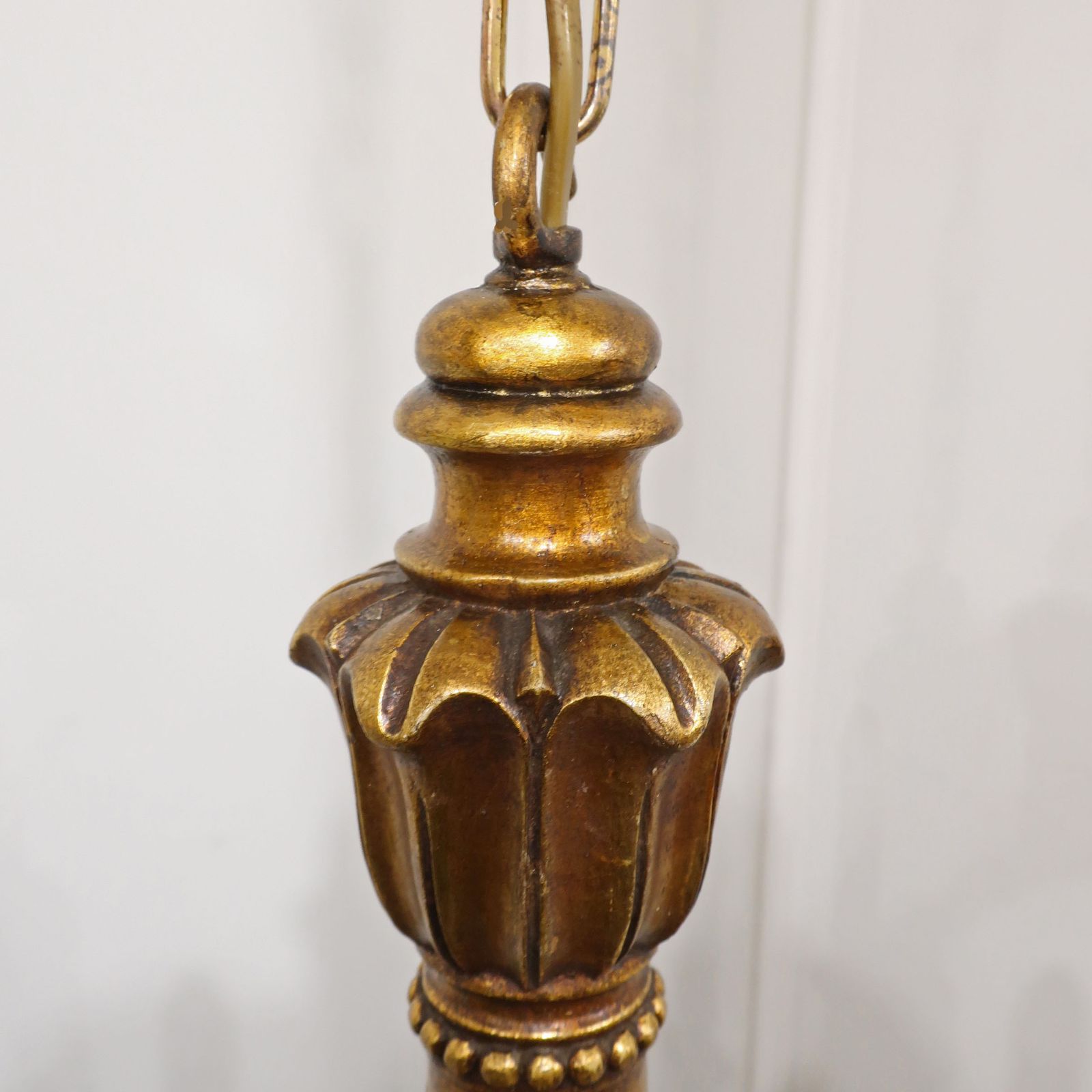 photo for sale Early 20th Century Italian Florentine Giltwood Chandelier