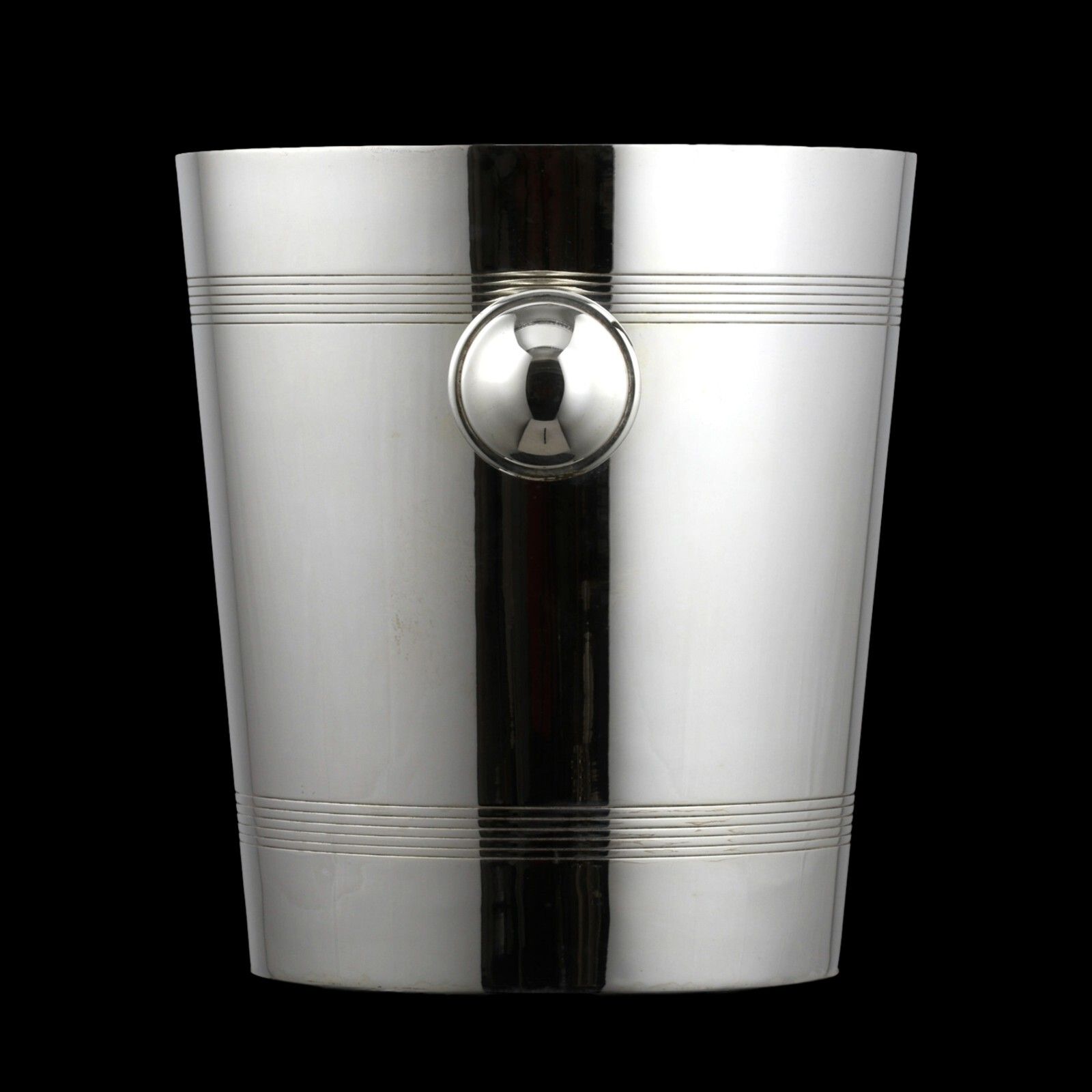 Vintage European Silver Plate Champagne Bucket 19 Cm / 7 1/2" photo Home Decor