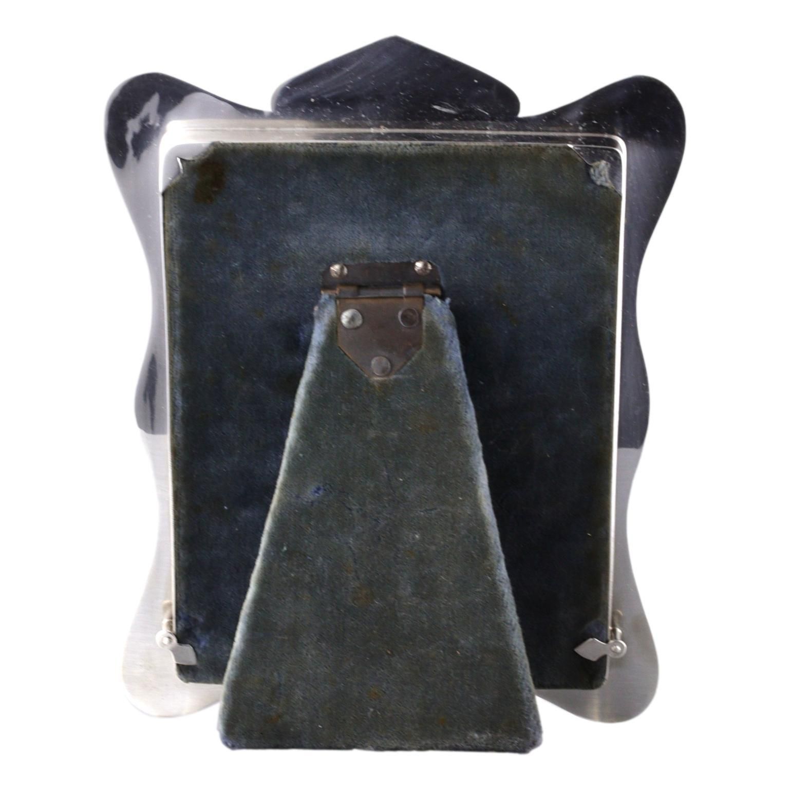 Antique Sterling Silver Lawrence Emanuel Fancy Photo / Picture Frame 1918 photo for sale