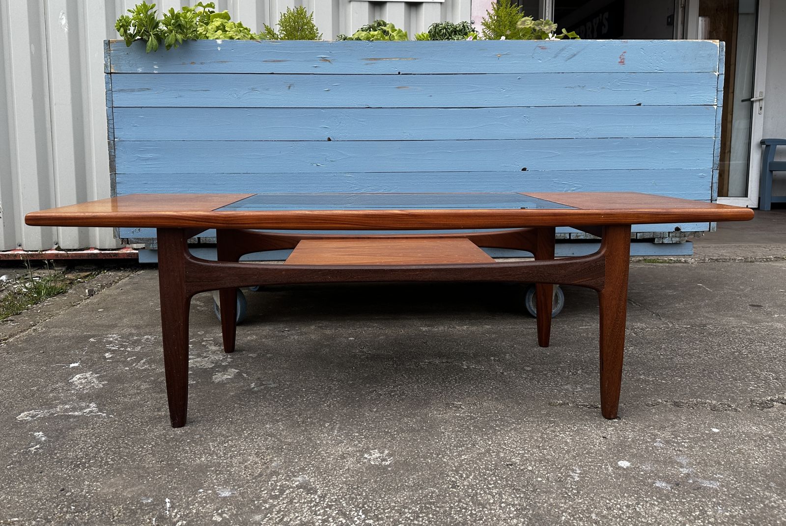 G Plan Mid Century Fresco Glass Top Coffee Table photo Furniture