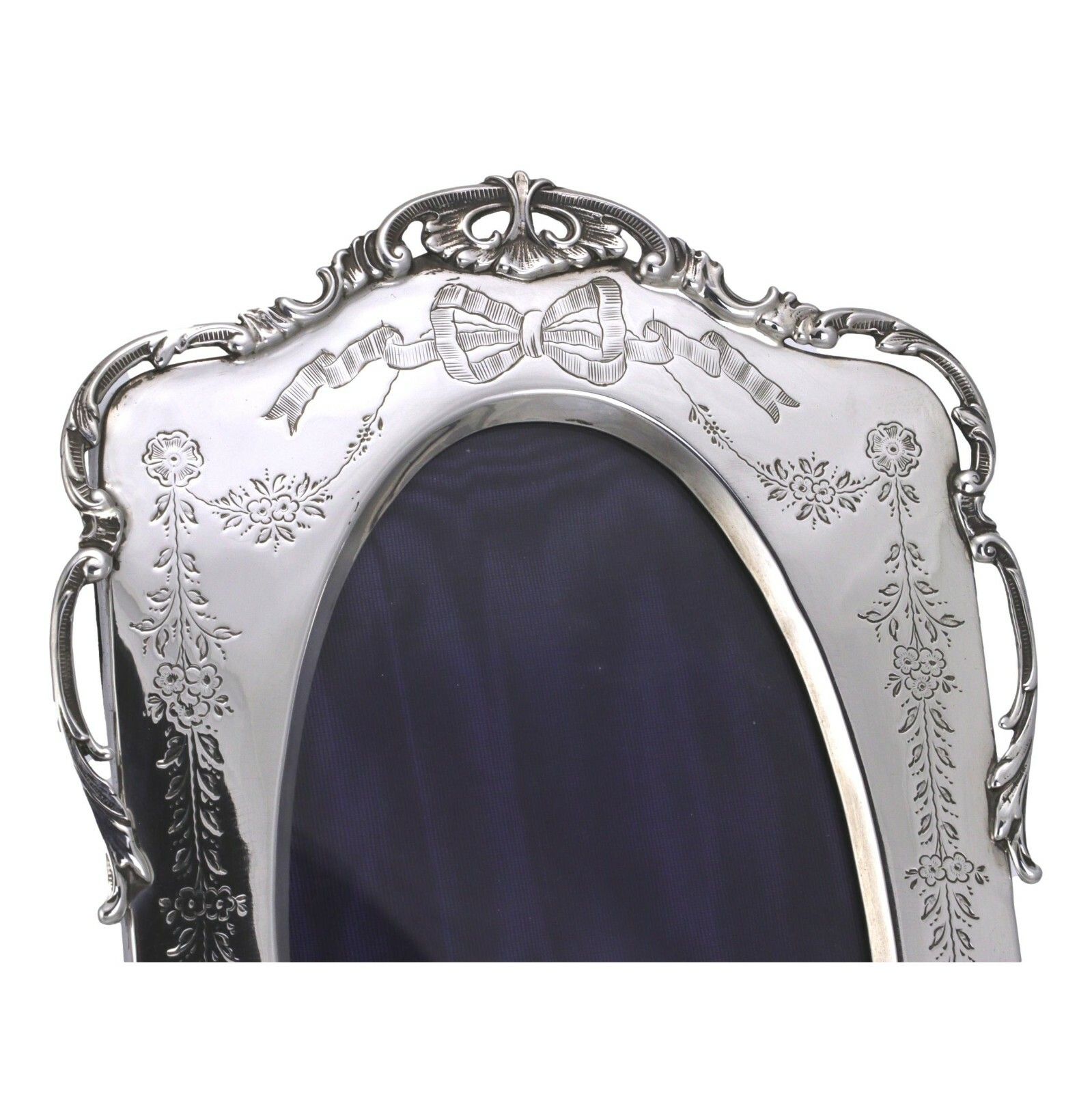 Antique Sterling Silver William Harrison Walter Photo / Picture Frame 1906 photo furniture