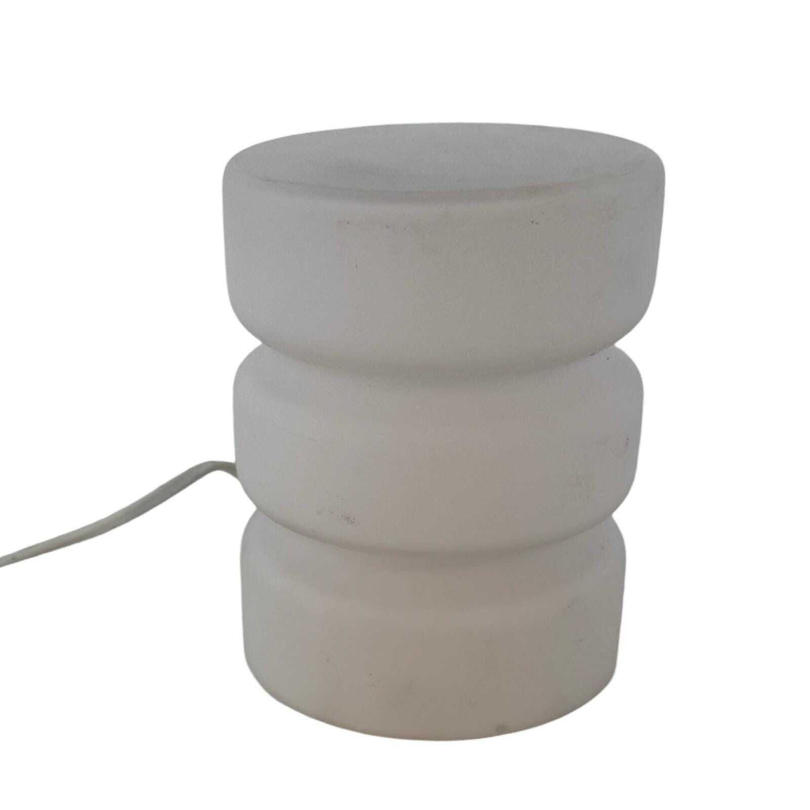 Habitat Table Lamp Model Torre Frosted Glass photo vinterior