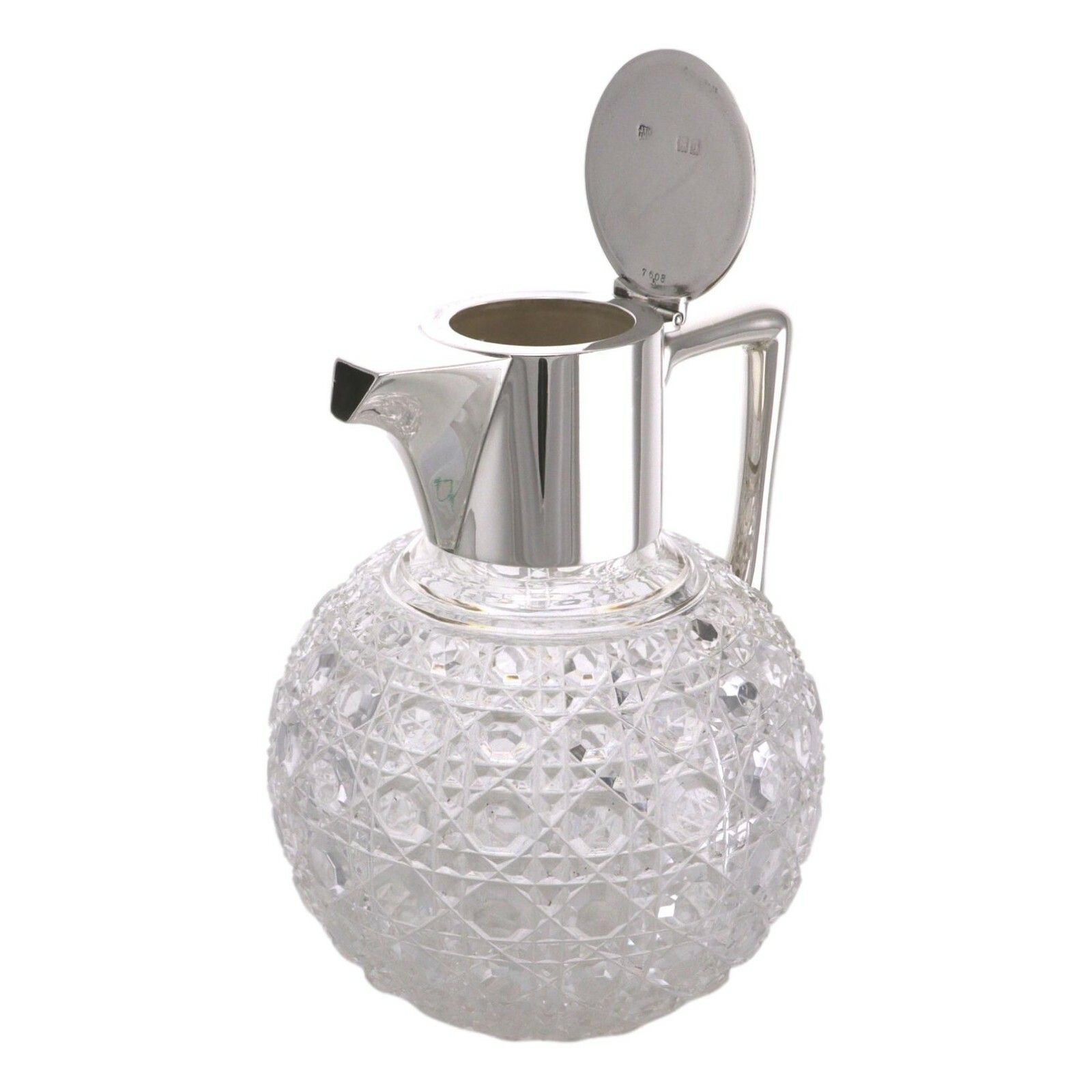 Heath & Middleton Silver Christopher Dresser Claret Jug / Decanter 6 1/2" photo for sale