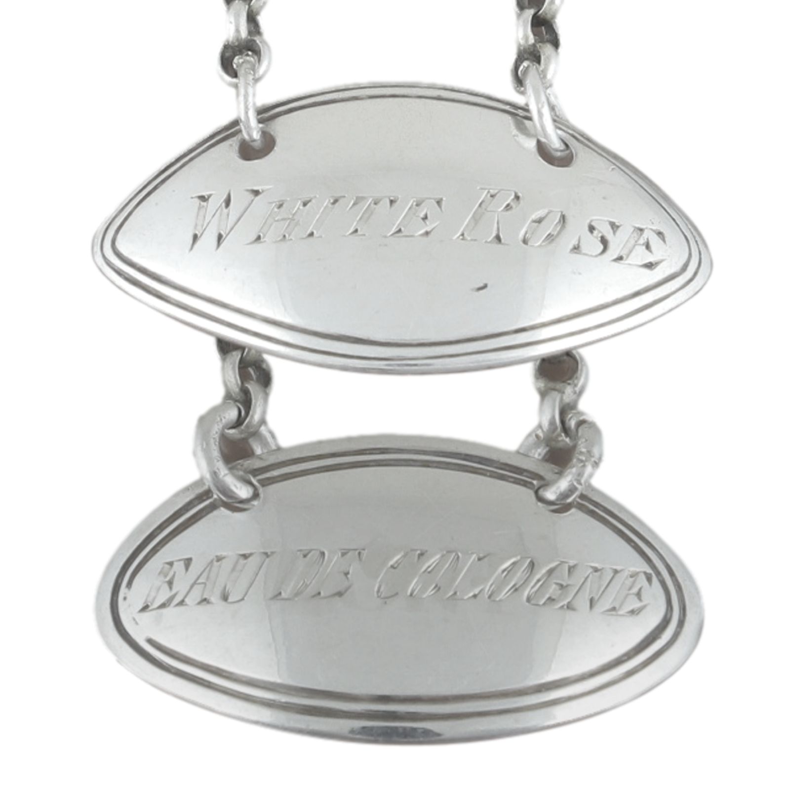 Antique Sterling Silver Susannah Barker Perfume Bottle Decanter Labels 1791