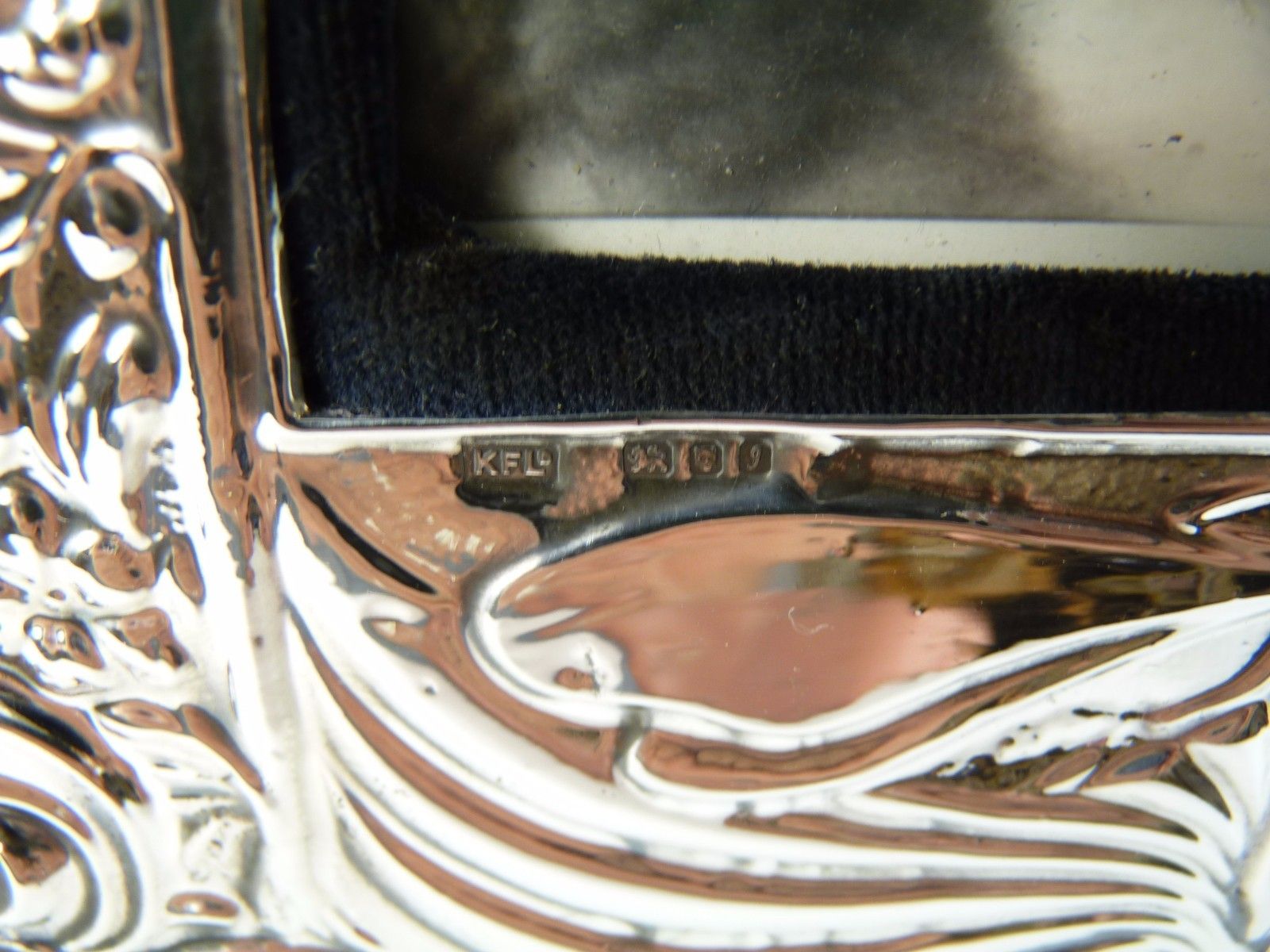 Sterling Silver Art Nouveau Style Photo / Picture Frame 9" Tall Sf123 photo for sale
