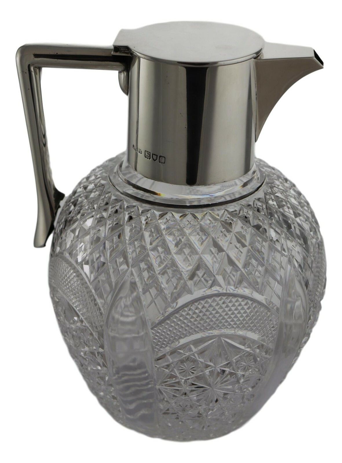 Antique Silver & Crystal Jg&S Christopher Dresser Claret Jug / Decanter 1900 photo furniture