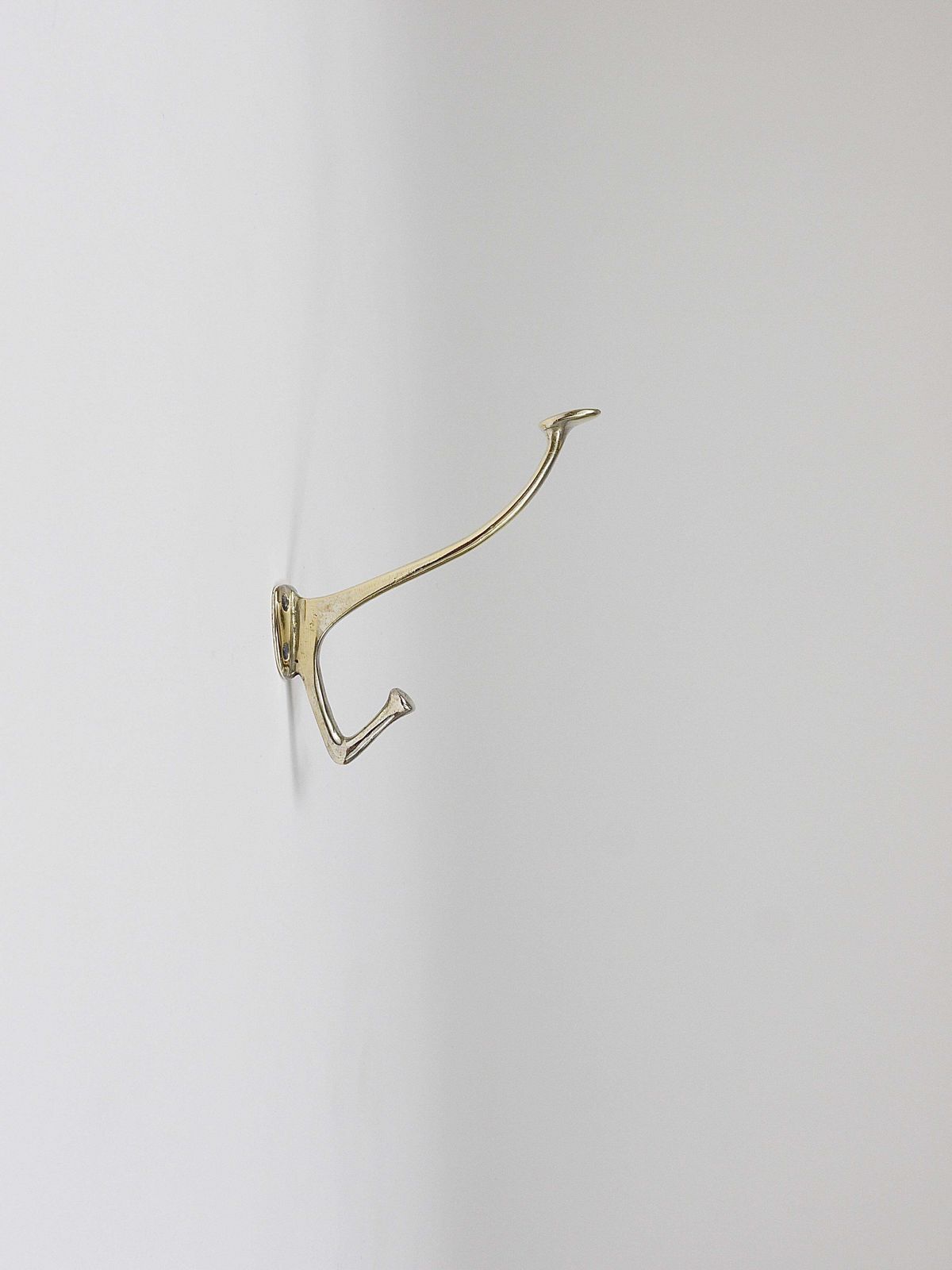 Up To 6 Adolf Loos Art Nouveau Nickel Brass Wall Hooks Café Capua Vienna, 1900s photo for sale