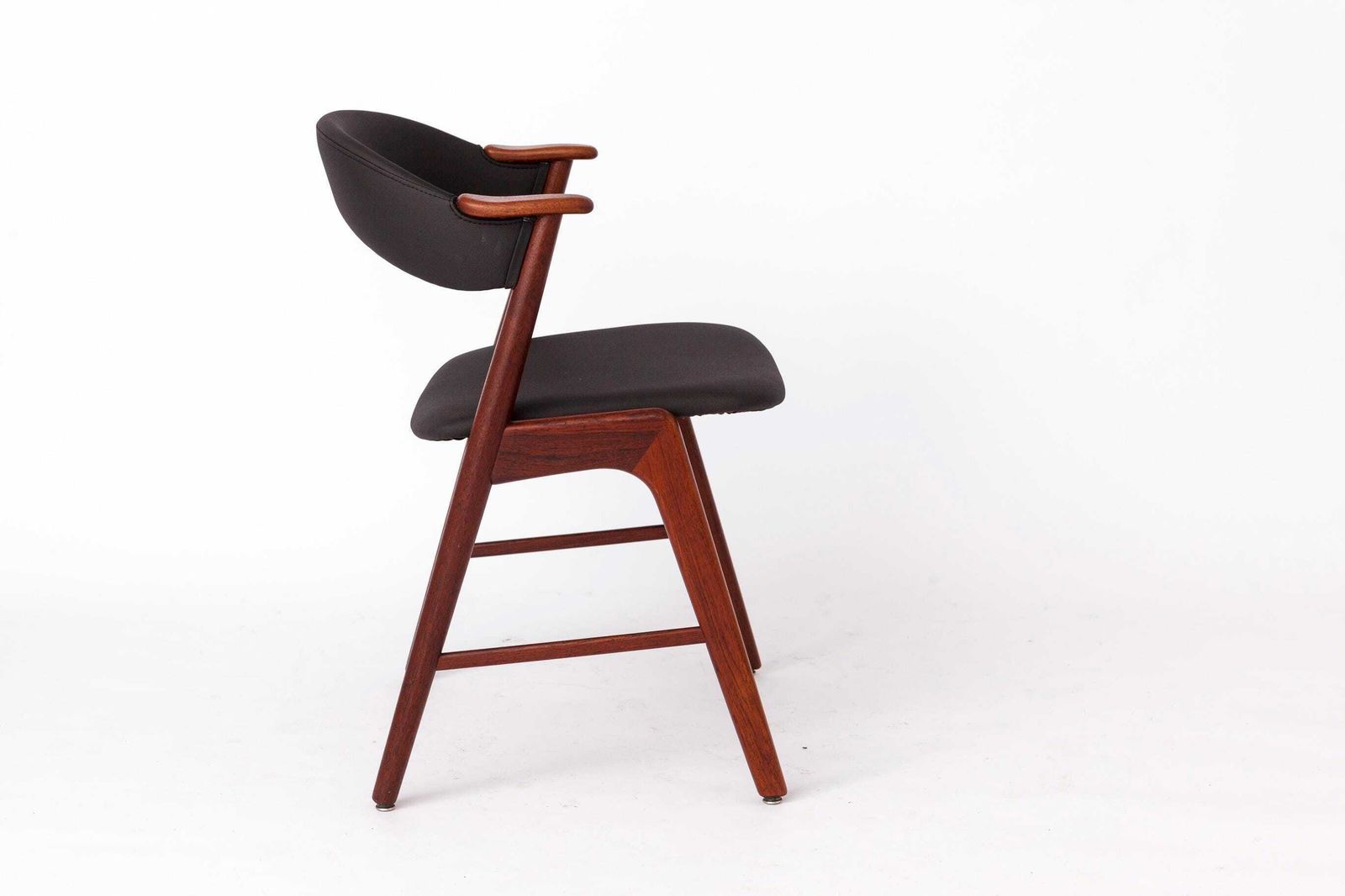 Set Of 4 Danish Teak Dining Chairs By Korup Stolefabrik – 1960s Mid Century Modern Design photo Furniture