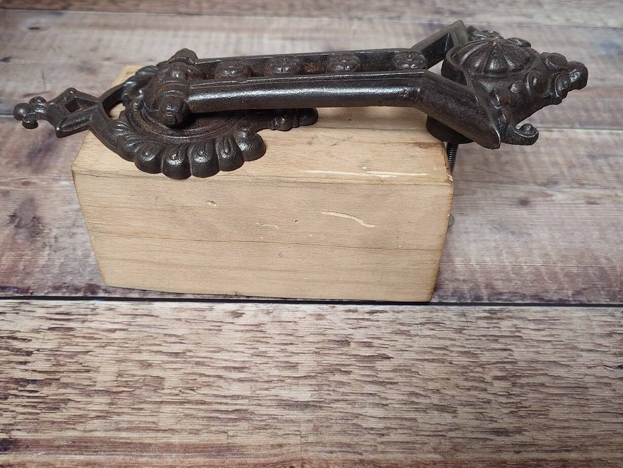 Victorian Iron Door Knocker, Antique Iron Door Knocker, Kenrick? photo buy