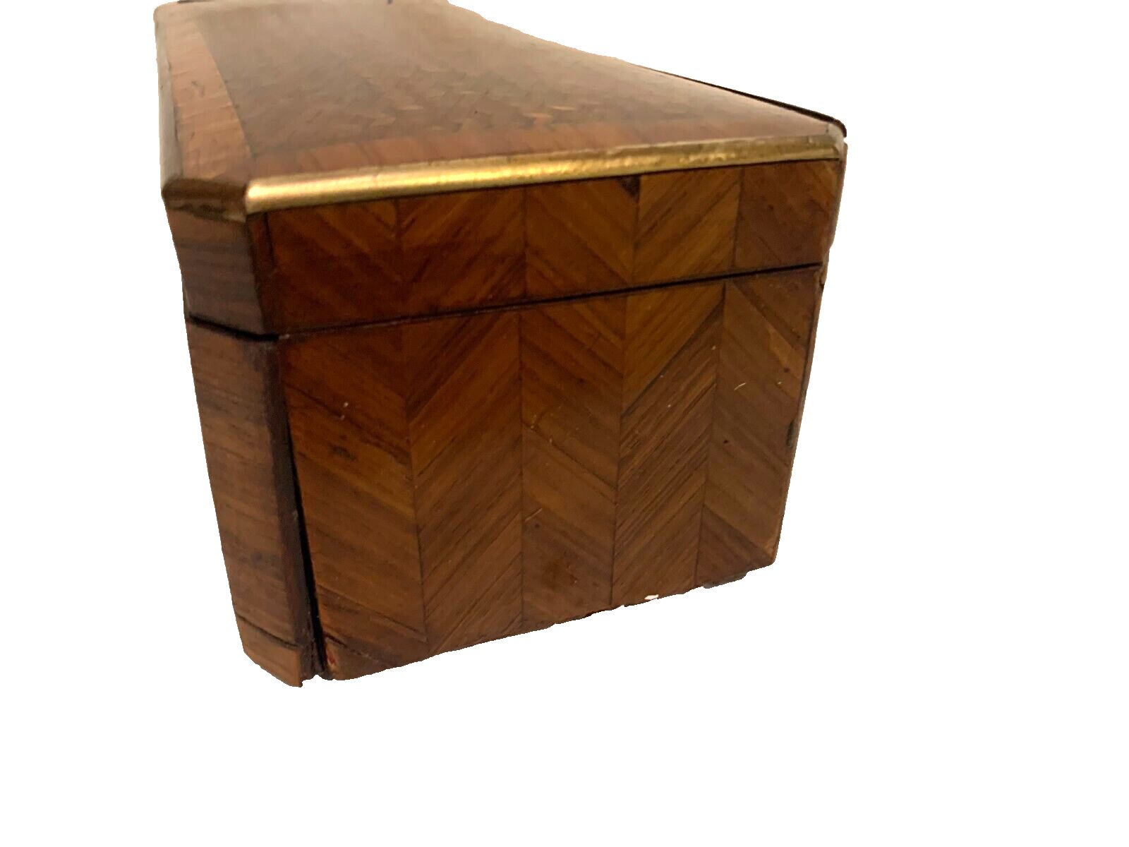 Glove Box In Thuya Magnifying Glass Napoleon III Marquetry Ball 19th Century photo for sale