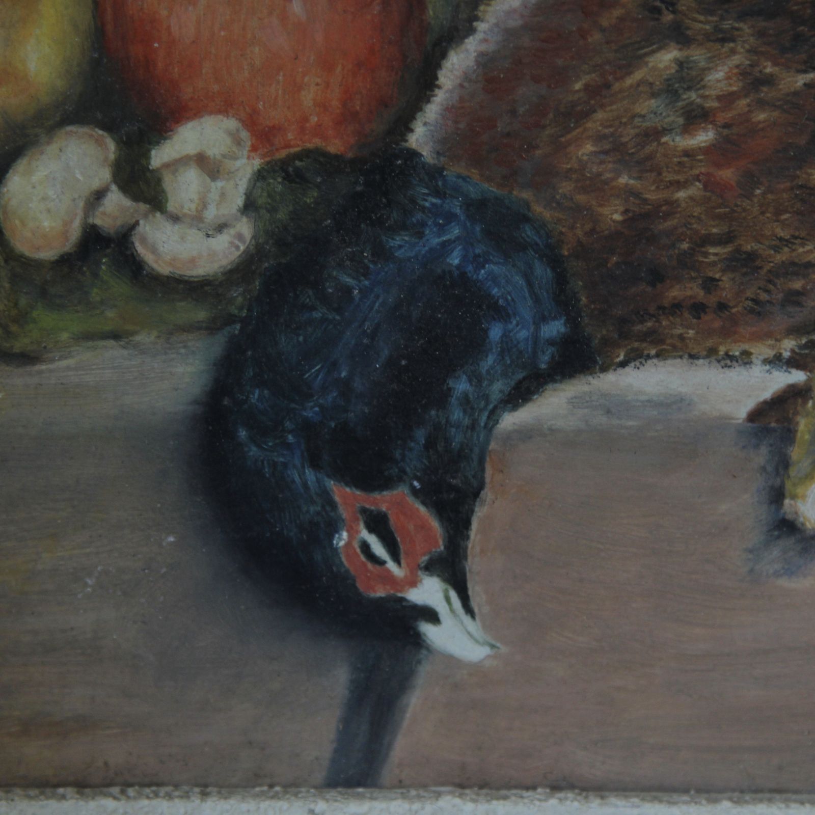 Antique French Mid Century Still Life, Oil On Board Dated 1952 photo vinterior