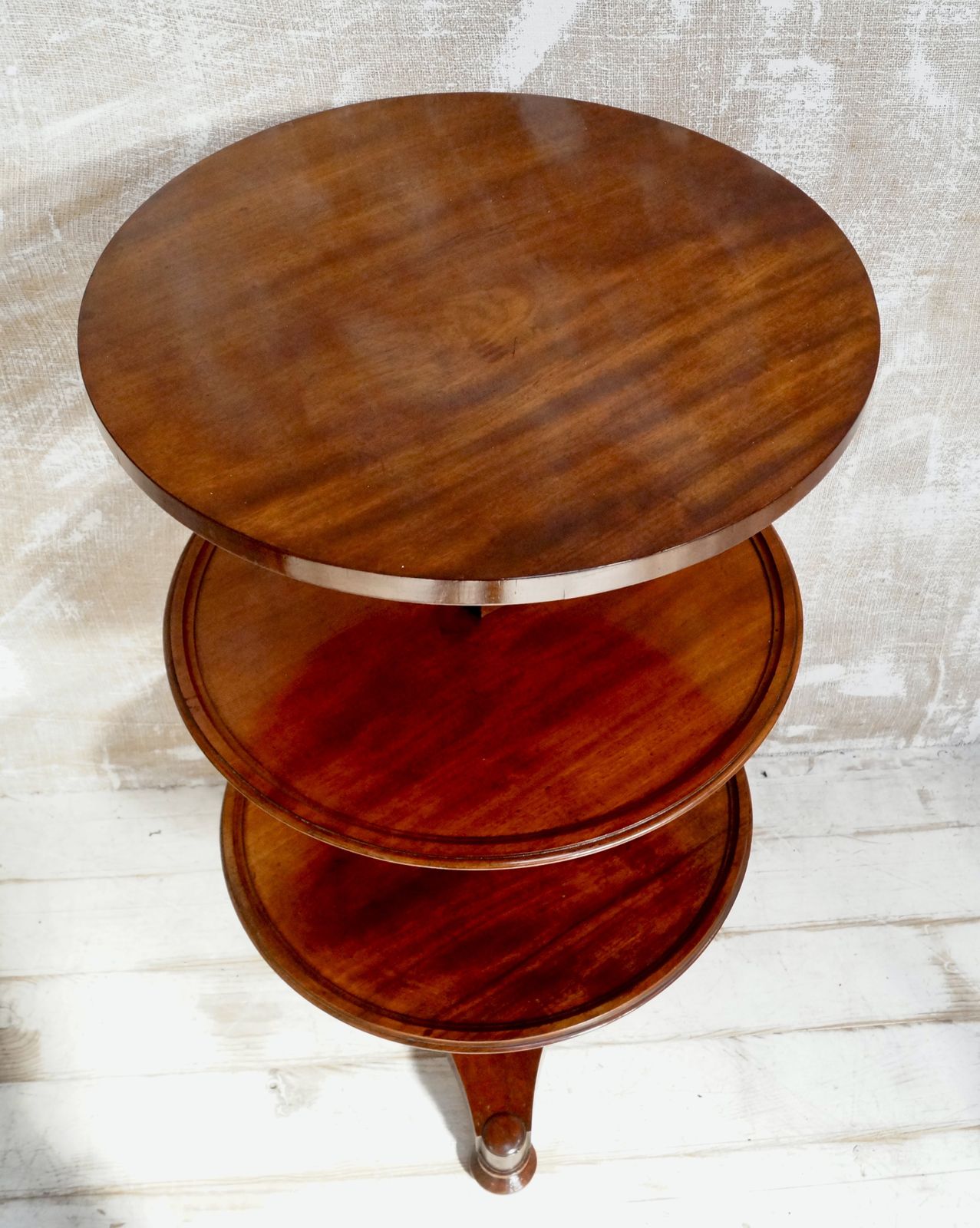 Georgian Mahogany Metamorphic 3 Tier Dumb Waiter photo furniture