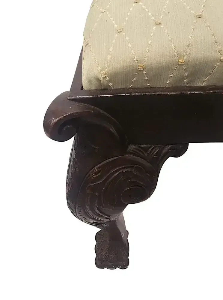 A Fabulous Early 20th Century Stool In The Georgian Irish Style photo buy