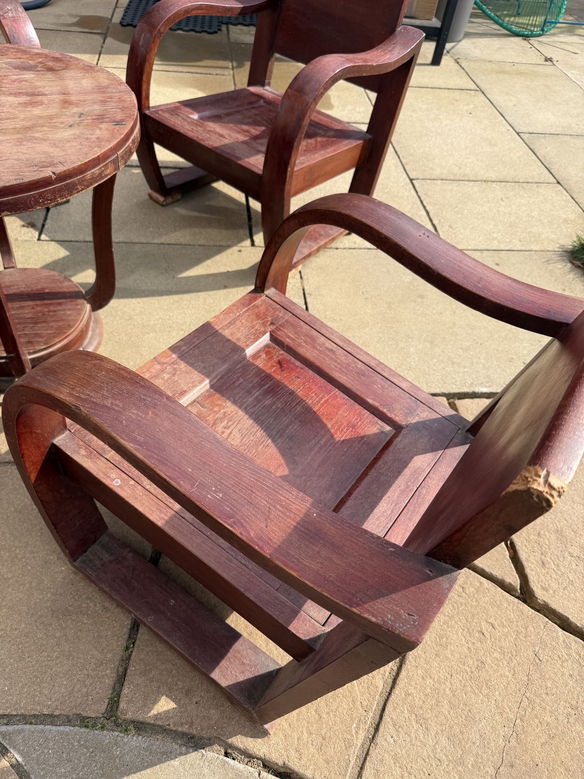 Low Bentwood Armchair / Coffee Set photo for sale