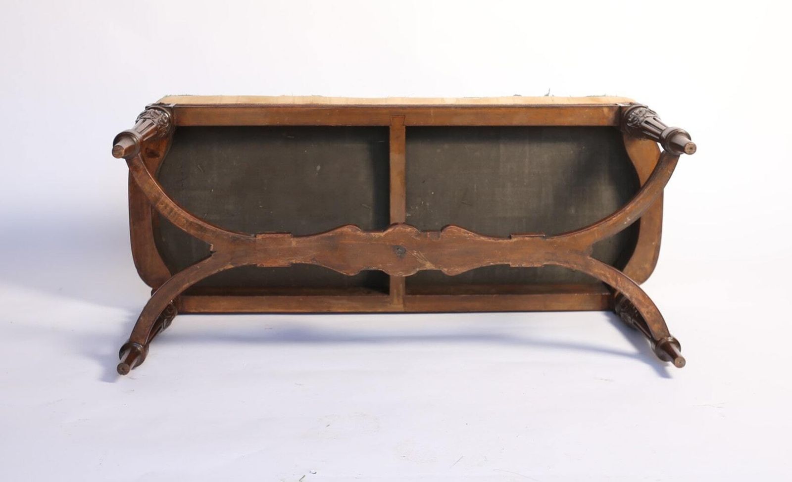 Victorian Carved Walnut Duet Stool photo buy