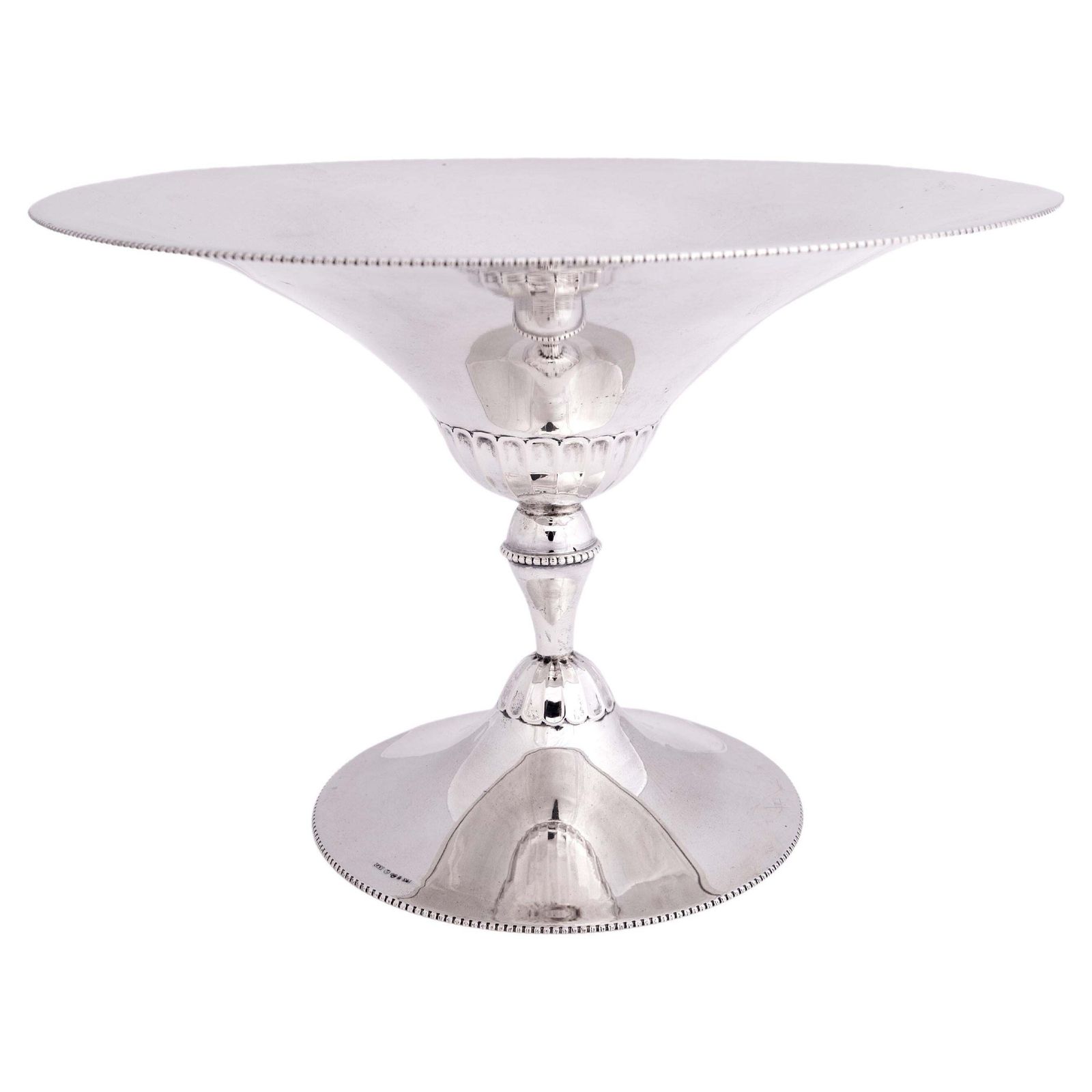 Swedish Art Déco Centerpiece / Bowl 925 Sterling Silver, Gothenburg 1920s