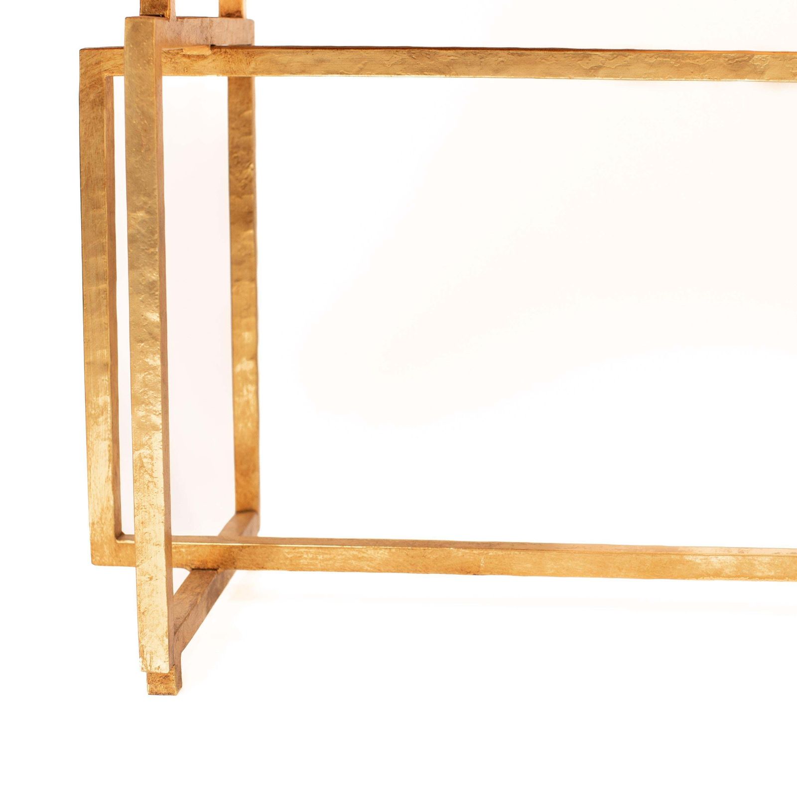 9972.0 Mid Century Italian Sideboard Oakwood Gilt Metal Base, Leather Front Doors 1960s photo