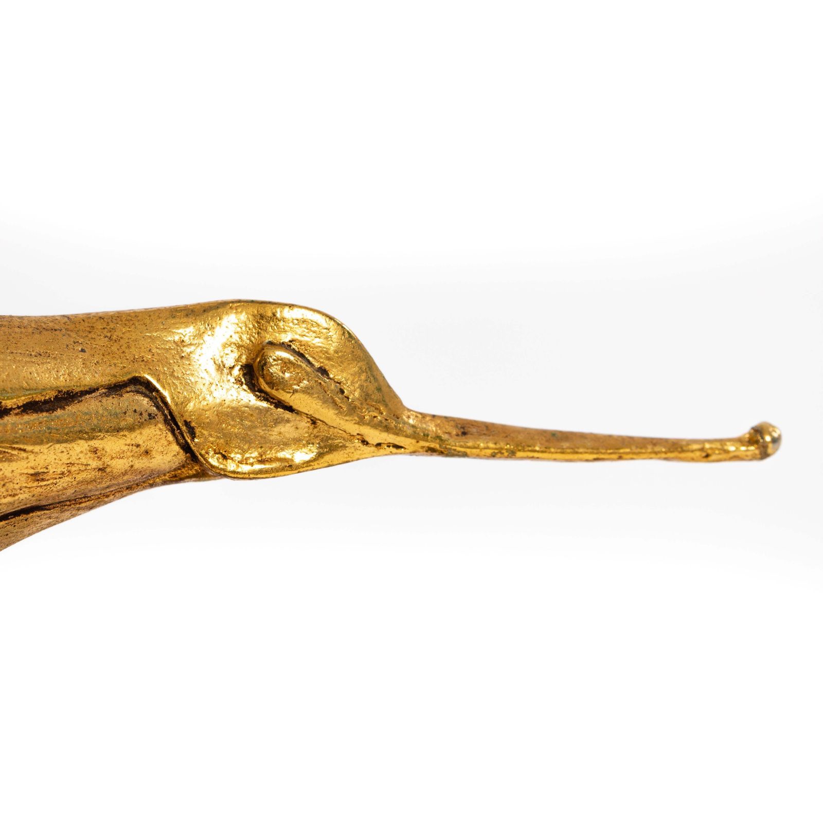 photo vinterior Italian Midcentury Gilded Brass Bird Table Lamp By Gm Italia 1950s