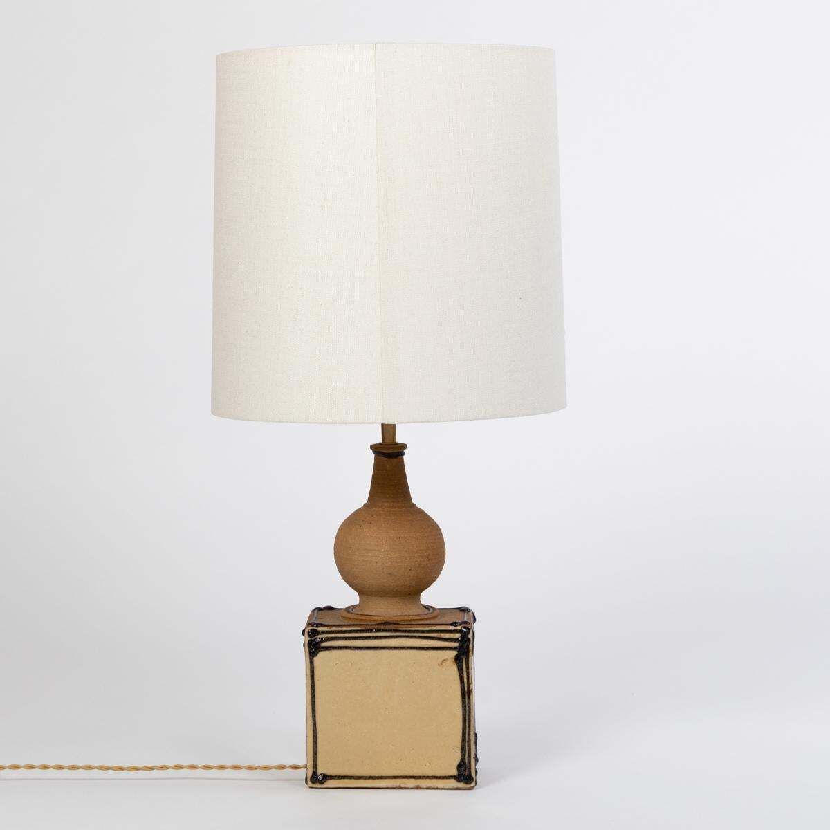 photo furniture Pair Of Scandinavian Mid Century Ceramic Table Lamps By Heerwegen Denmark 1971