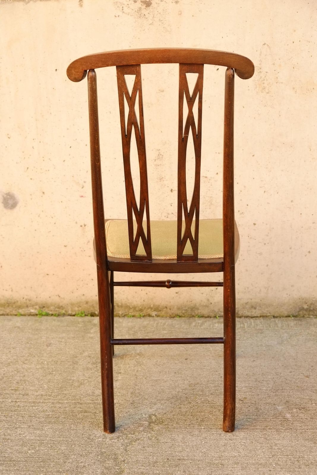 Exceptional English Inlaid Mahogany Arts & Crafts Side Chair Bedroom Chair photo 272.0