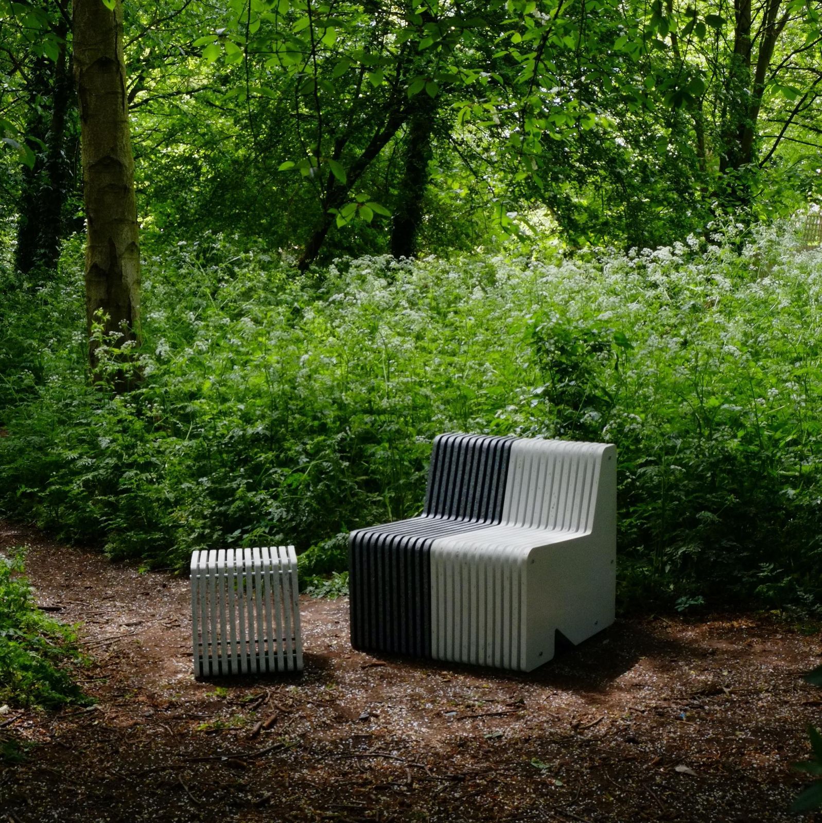Furniture Ex Display Pair Of Jää Armchairs   Sustainable Recycled Plastic Seating photo