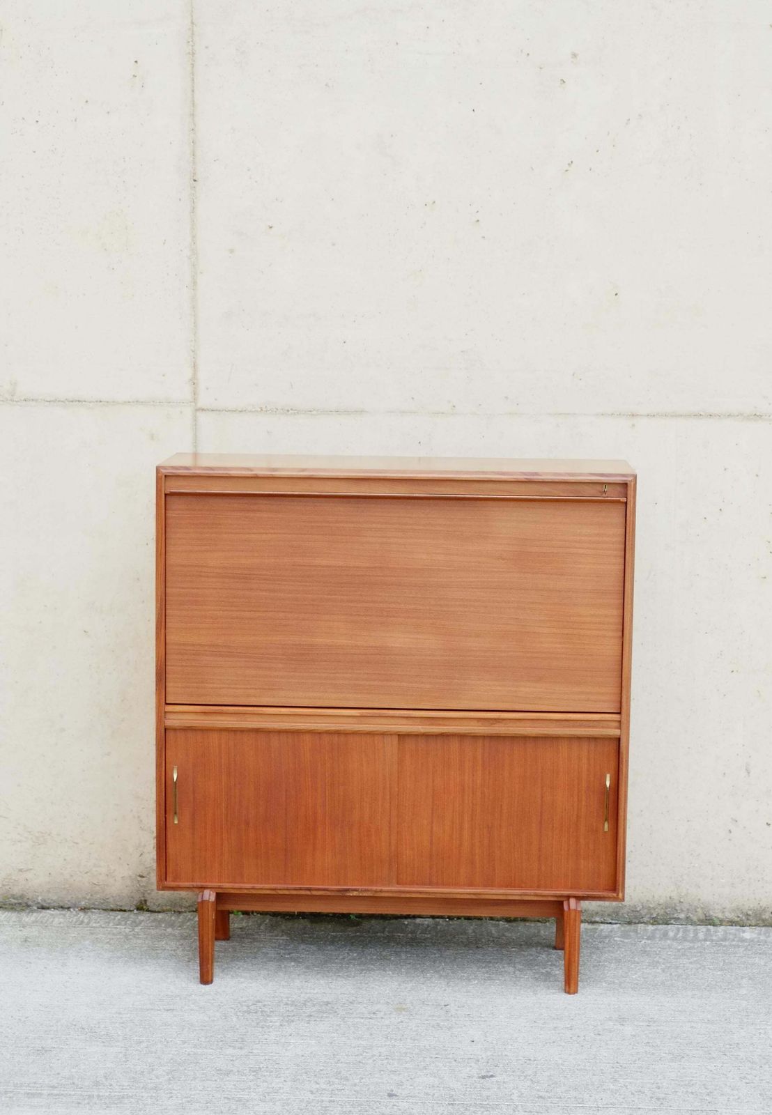 Mid Century Modern Mad Men Bureau Secretaire Cabinet By Beaver And Tapley photo 490.0