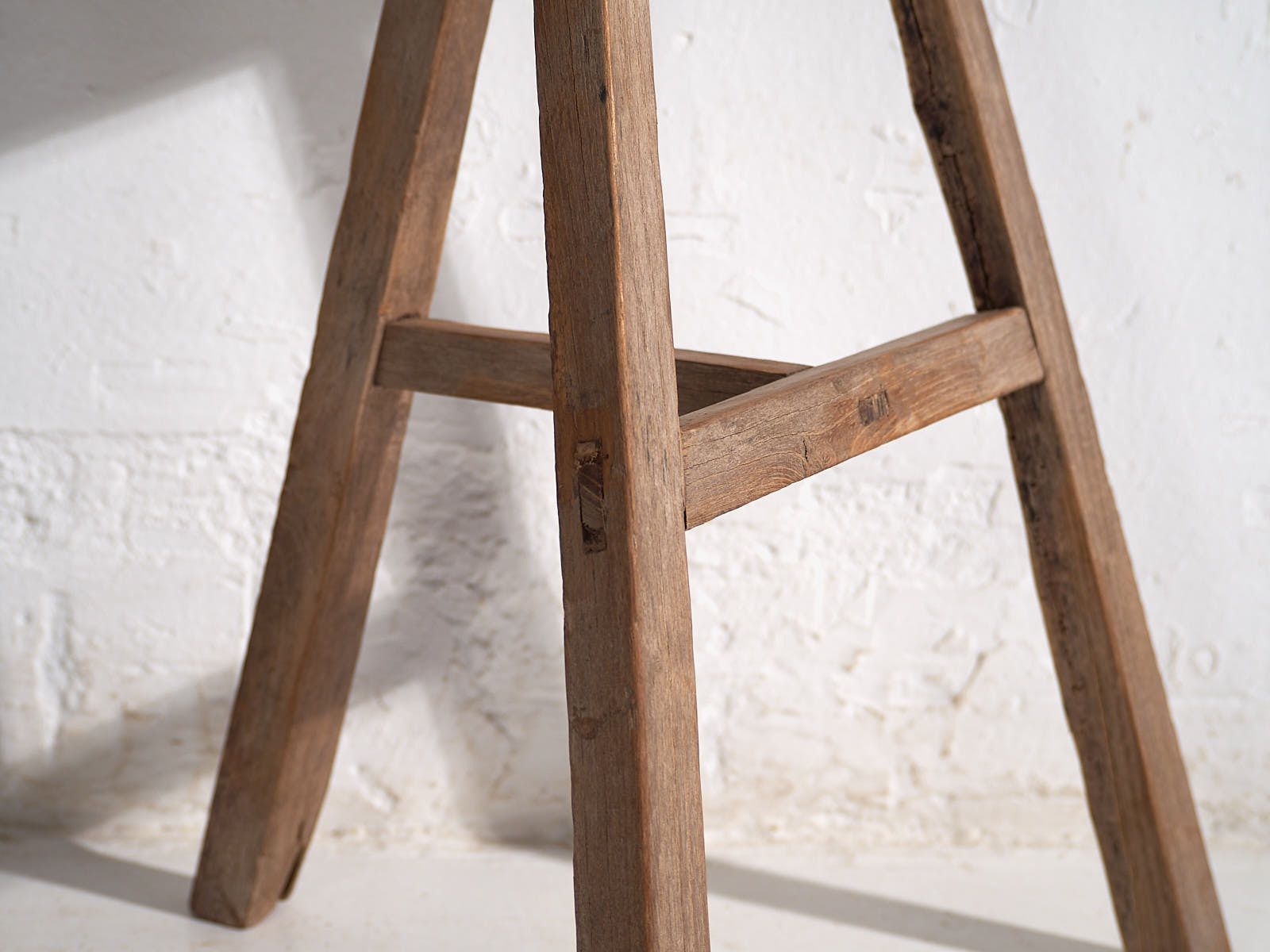 Antique Wabi Sabi Style Stool (C.1900) #6 photo vinterior