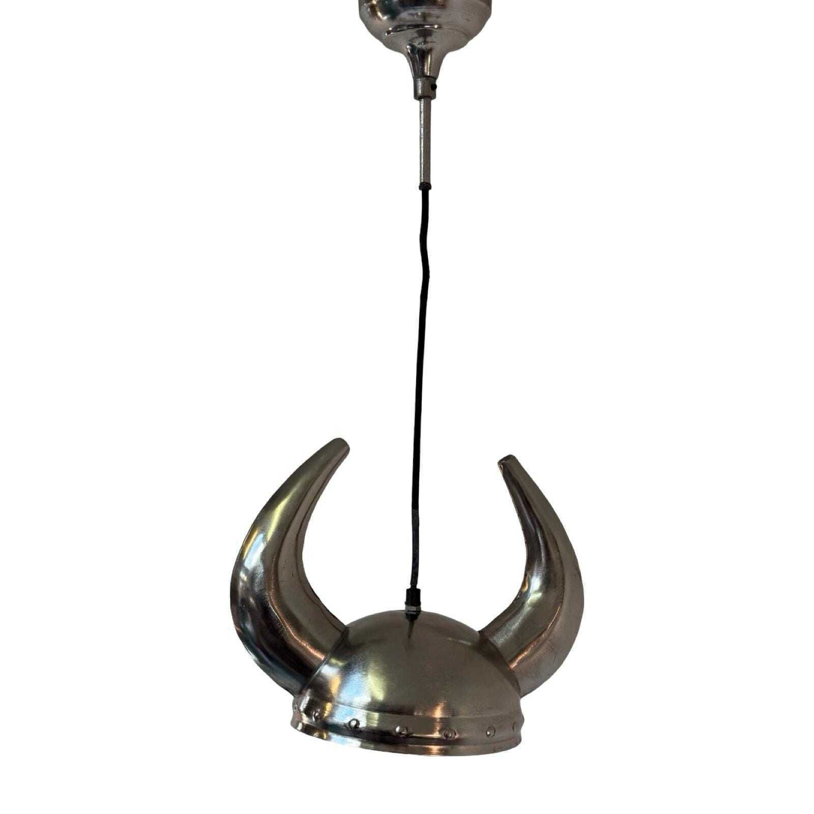 Kare Design   Pendant Lamp Model 'Viking'   Helmet Shaped Ceiling Lamp, Marked And Including The Canopy