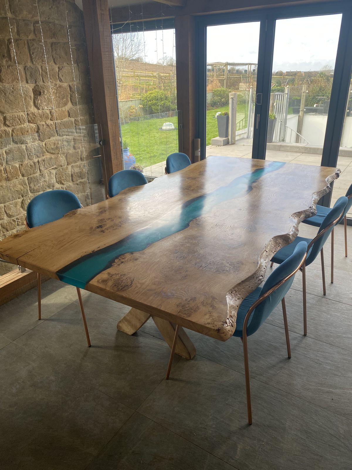 Large Dining Table And Chairs photo furniture