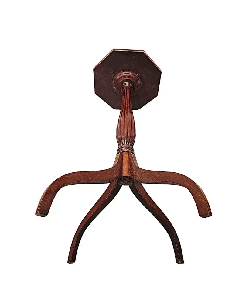 photo furniture A Very Rare Pair Of Edwardian Inlaid Tall Wine Tables