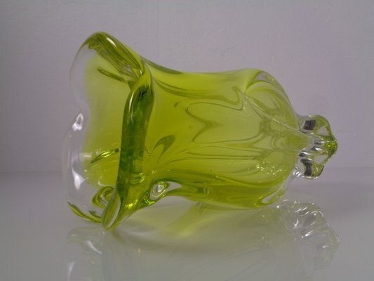 184.0 Czech Glass Vase By Josef Hospodka, 1960s photo
