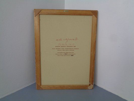 After Marino Marini, Dancer, 1960s, Artwork On Wood photo vinterior