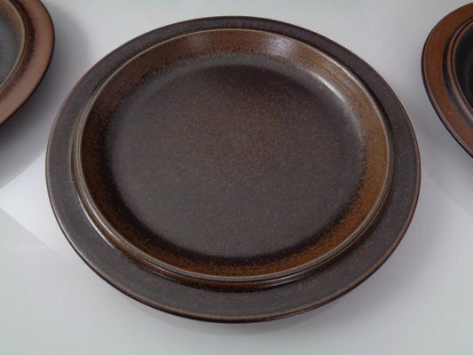 photo furniture Large Russian Plates By Ulla Procope For Arabia, Set Of 6, Finland, 1960s , Set Of 6