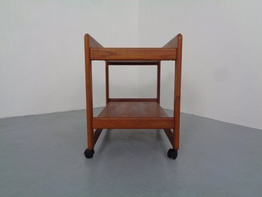Large Teak Bar Cart From Tarm Stole Møbelfabrik, Denmark, 1960s photo 544.0