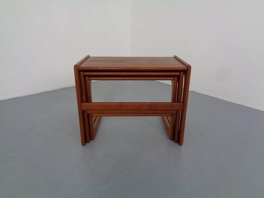 photo vinterior Danish Teak Nesting Tables From Salin Nyborg, 1960s, Set Of 3