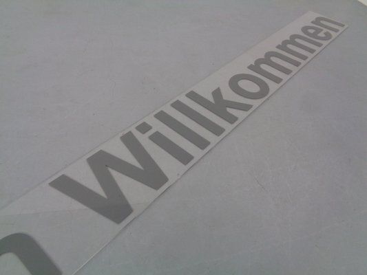 276.0 Large Acrylic Glass Sign Welcome, Germany, 1980s photo