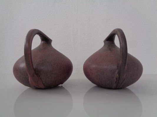 Home Decor German 313 Ceramic Vases By Kurt Tschörner For Ruscha, 1960s, Set Of 2 photo