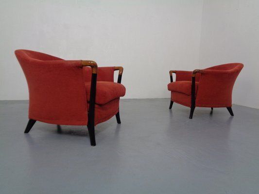 Set Of Progetti Lounge Chairs By Umberto Asnago For Giorgetti, 1980s, Set Of 2 photo vinterior