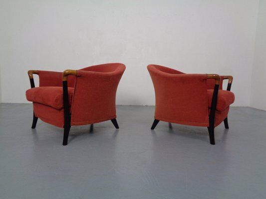 Set Of Progetti Lounge Chairs By Umberto Asnago For Giorgetti, 1980s, Set Of 2 photo vintage