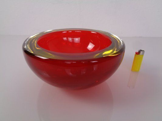 Large Formia Vetri Murano Bowl From Mian Giulano, Italy, 1960s photo furniture