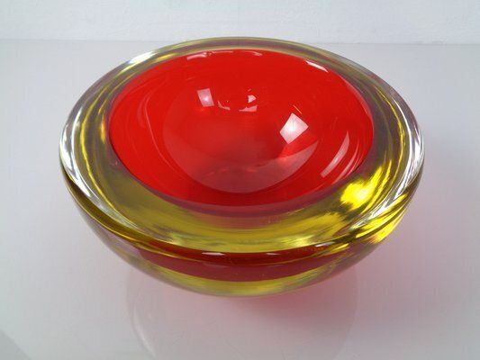 Large Formia Vetri Murano Bowl From Mian Giulano, Italy, 1960s photo for sale