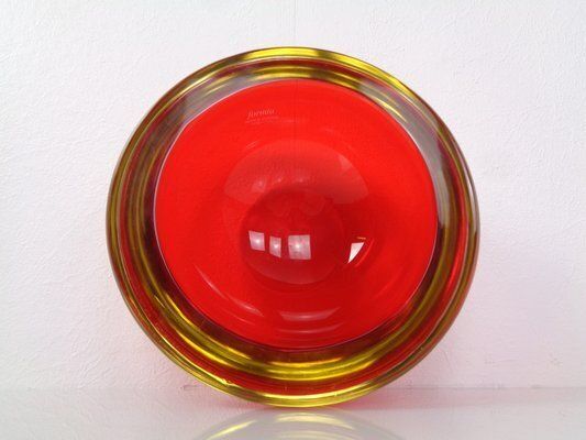 photo furniture Large Formia Vetri Murano Bowl From Mian Giulano, Italy, 1960s