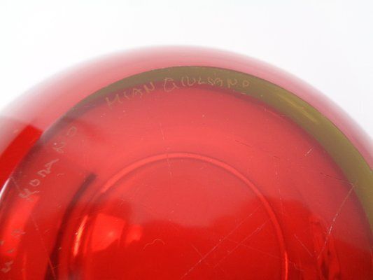 photo vinterior Large Formia Vetri Murano Bowl From Mian Giulano, Italy, 1960s
