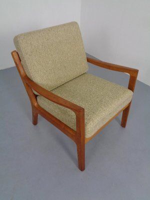 Furniture Danish Teak Senator Armchair By Ole Wanscher For Poul Jeppesen, 1960s photo