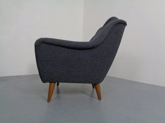 Mid Century French Club Chair, 1950s photo vintage