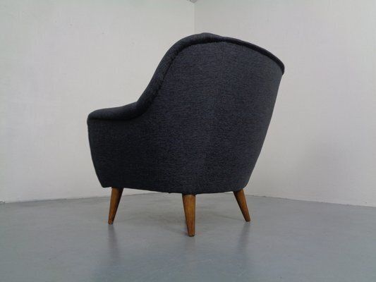 Furniture Mid Century French Club Chair, 1950s photo